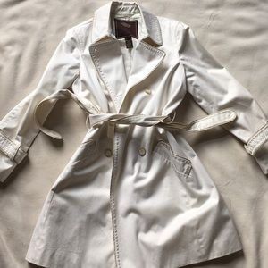 COACH Cream Colored Trench Coat
